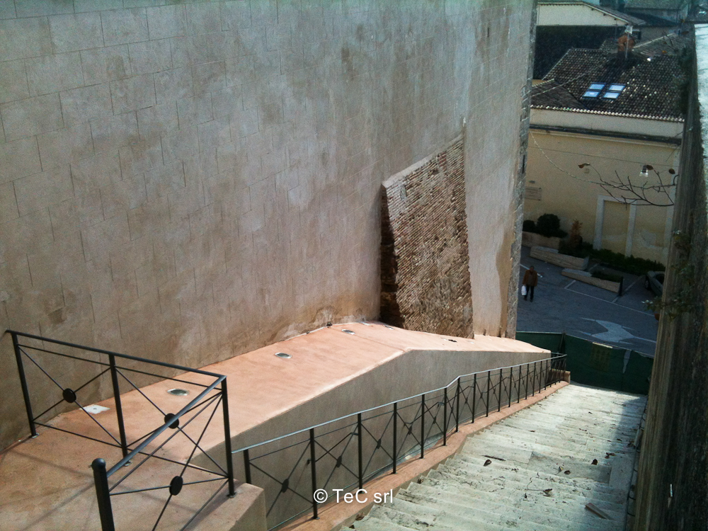 Restauro e messa in sicurezza “Muro del Vignola” – Rieti